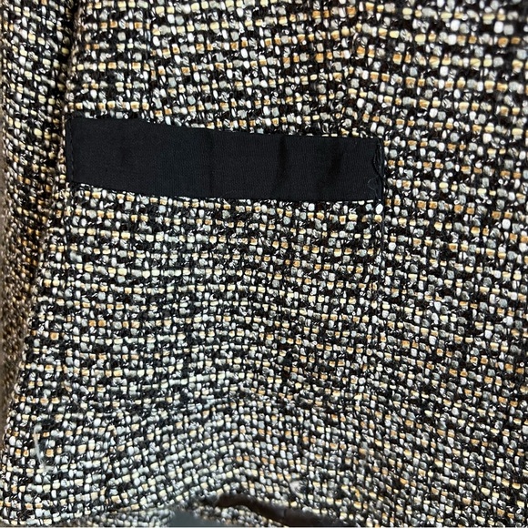 Dana Buchman Elegant Black Tweed Jacket Blazer - Picture 3 of 10